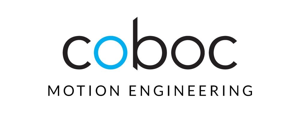 Logo von Coboc mit dem Schriftzug "Motion Engineering".